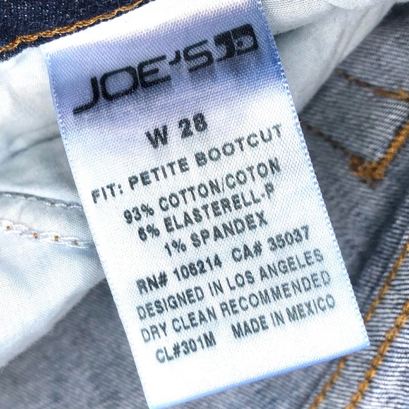 Joe’s Petite Bootcut Jeans in Nevaeh Wash Sz 28 - Picture 5 of 7